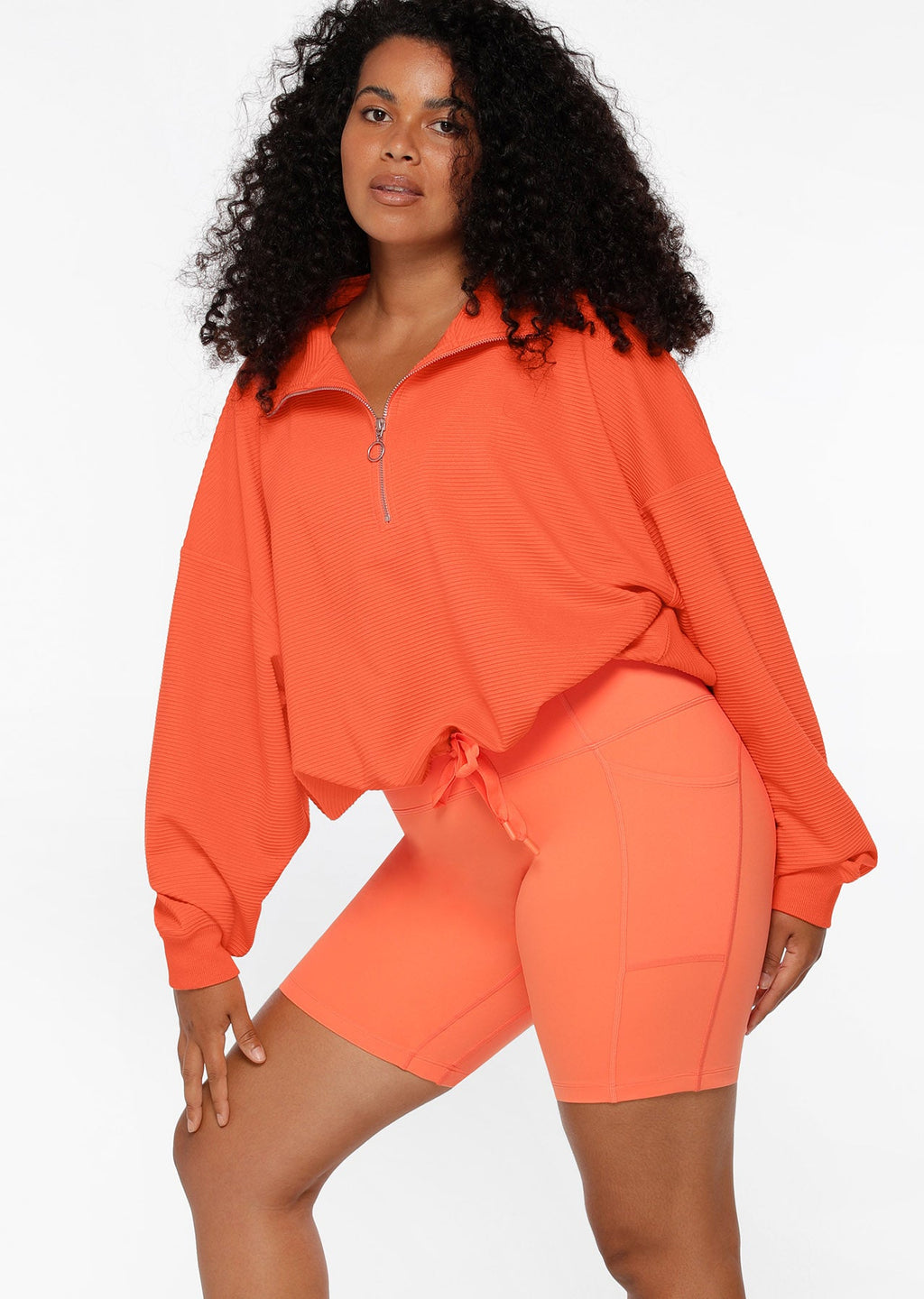 LJ Rib Quarter Zip Sweat