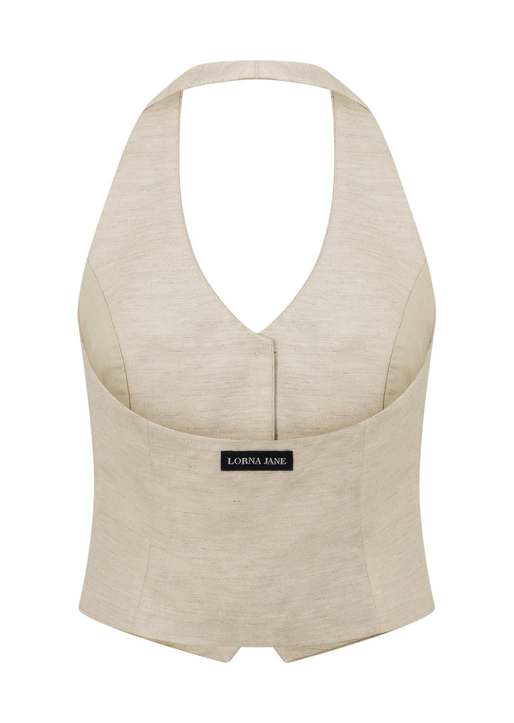 Hamptons Linen Halter Vest