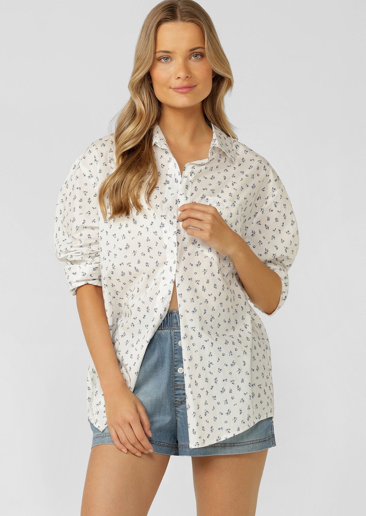 Provincial Floral Long Sleeve Shirt