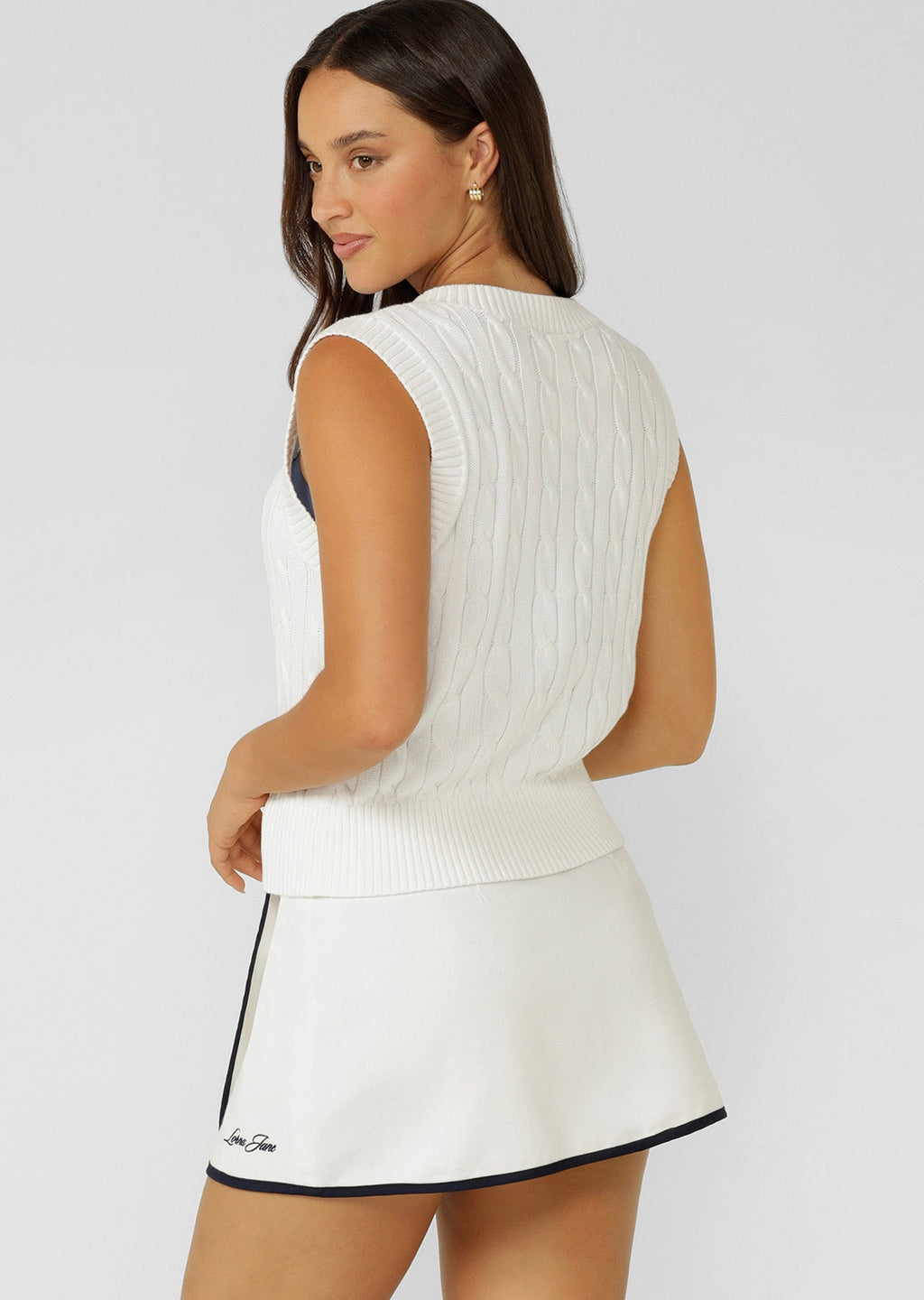 Country Club Cable Knit Vest