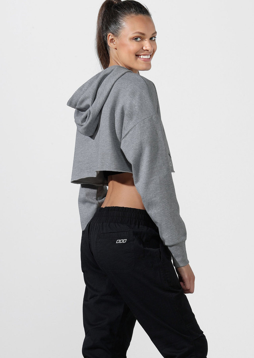 LJ Cut Off Cropped Hoodie