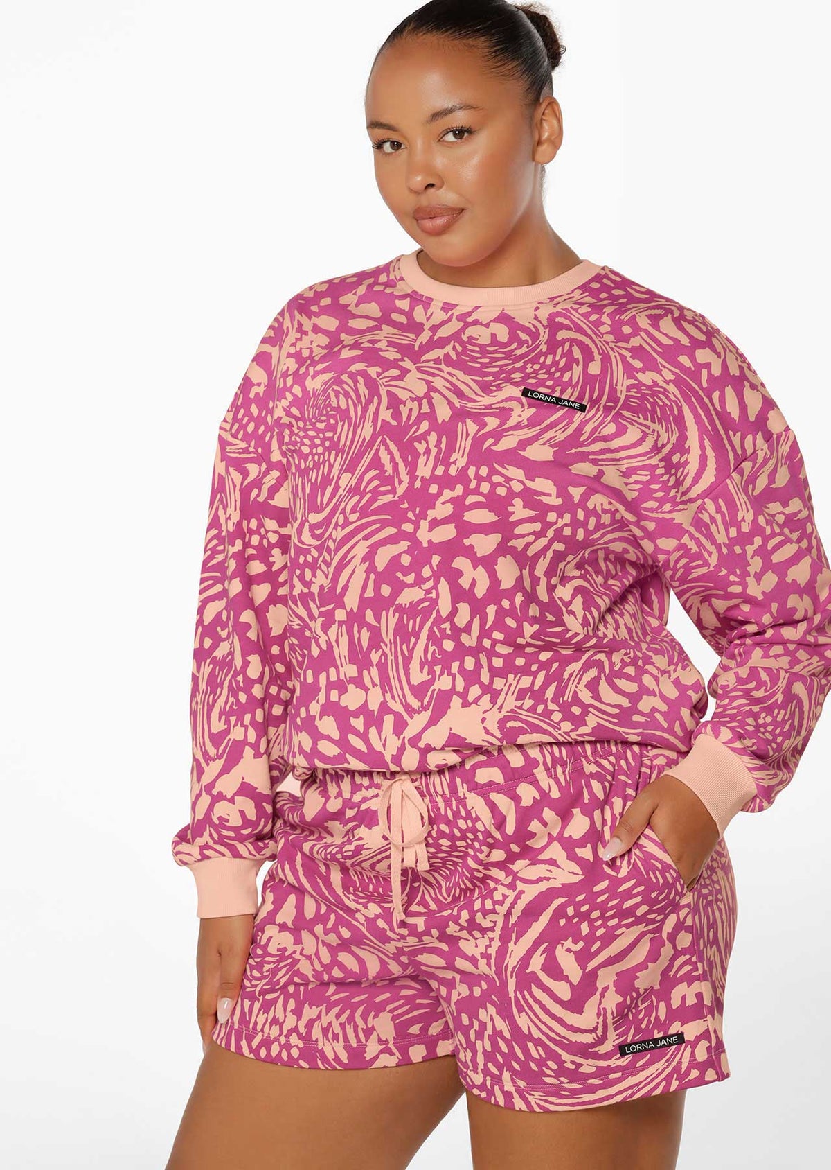 Abstract Oversized Sweat