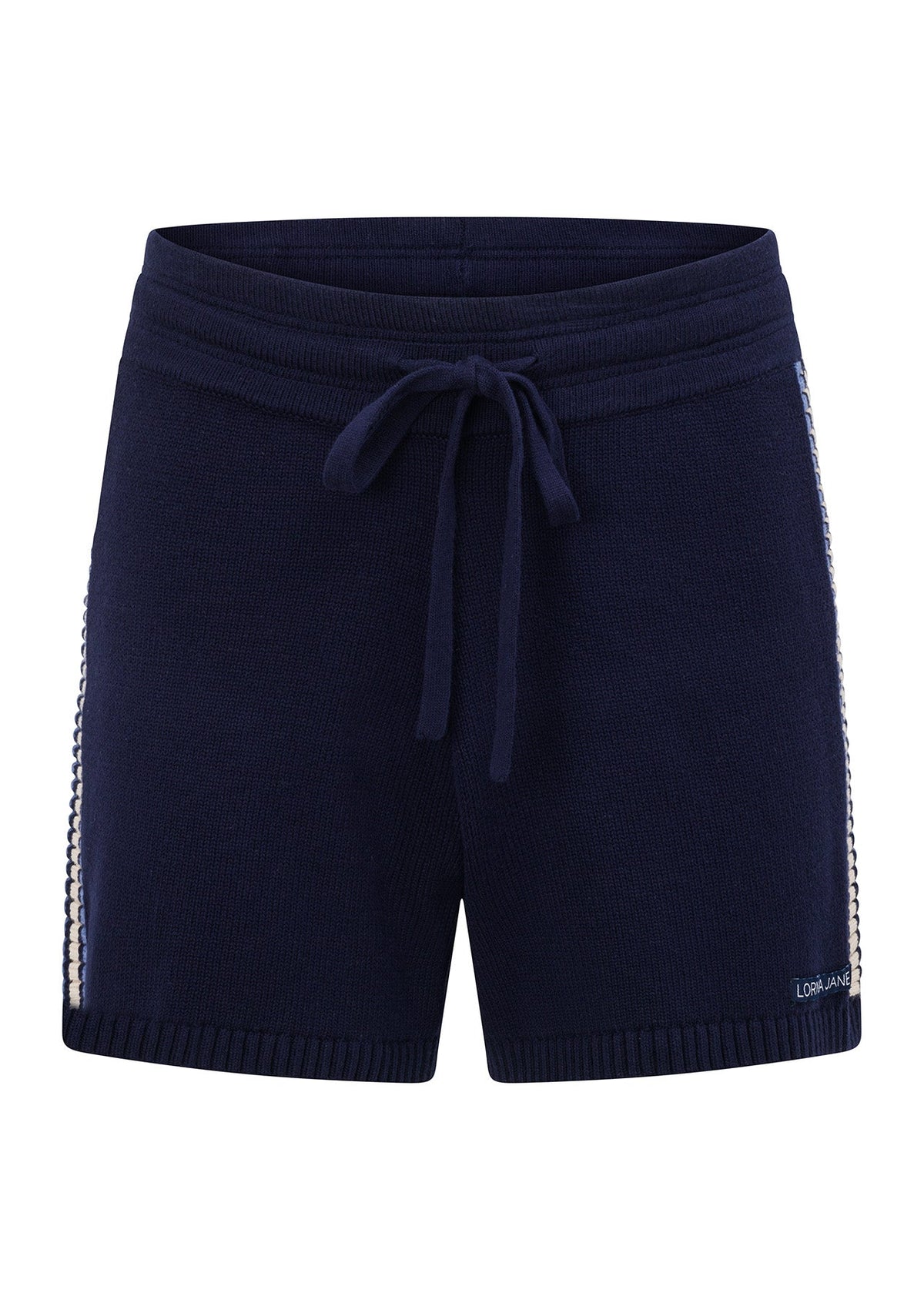 Contrast Knit Kick Shorts