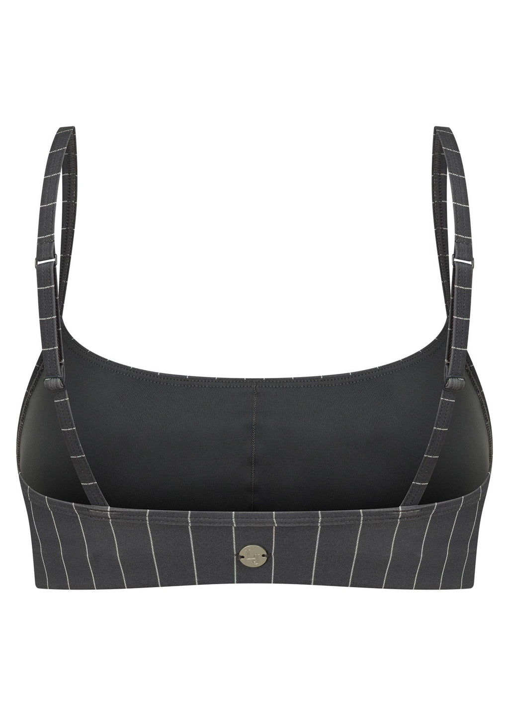 Effortless Pinstripe Sports Bra