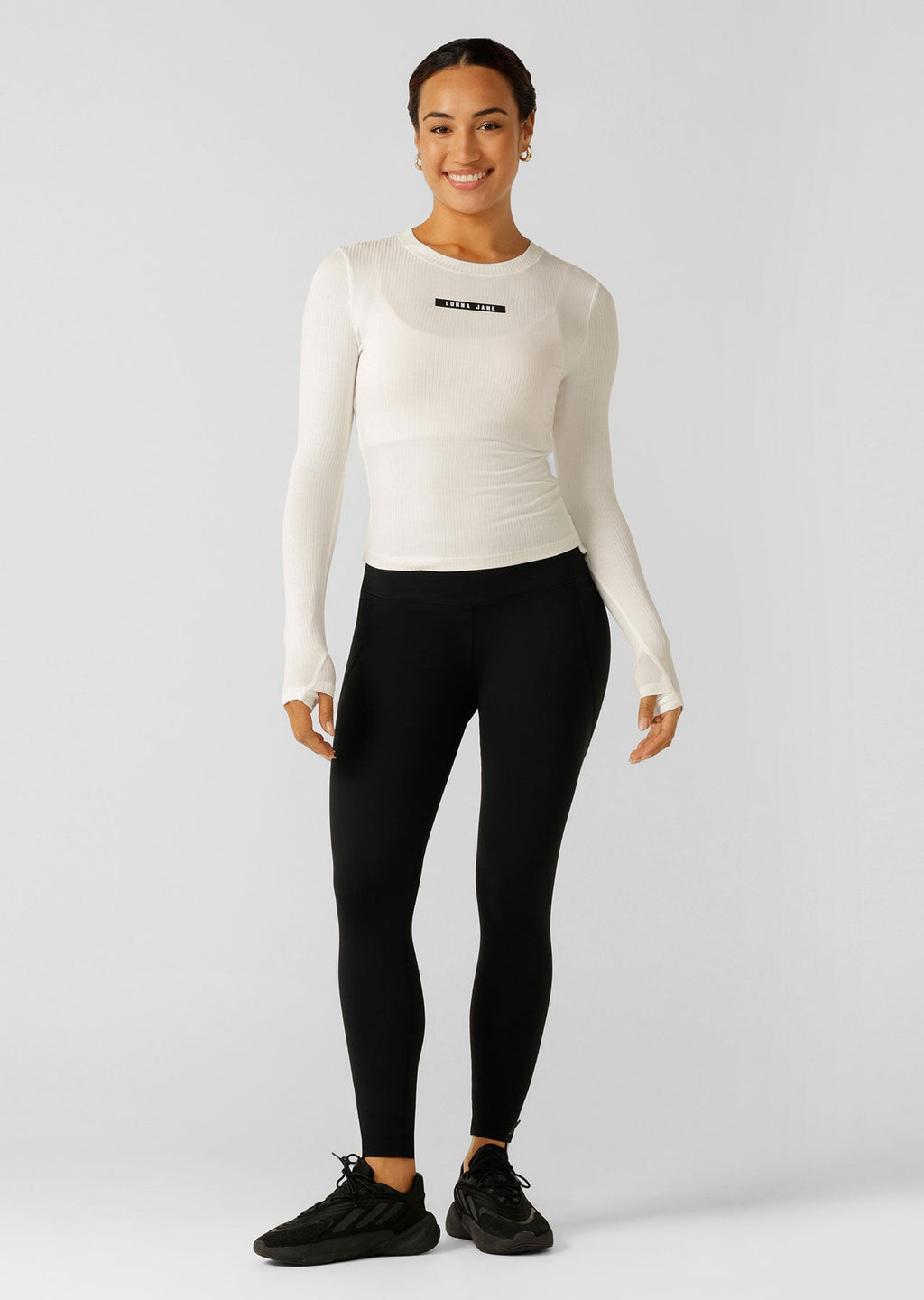 Easy Adjust Longsleeve Rib Top