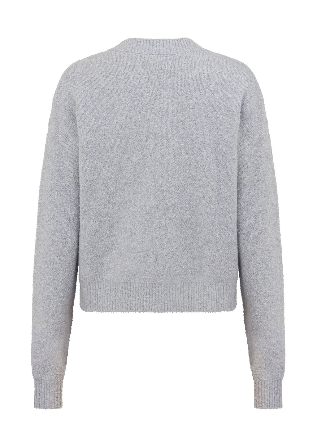 Boucle Knit Bomber Jacket