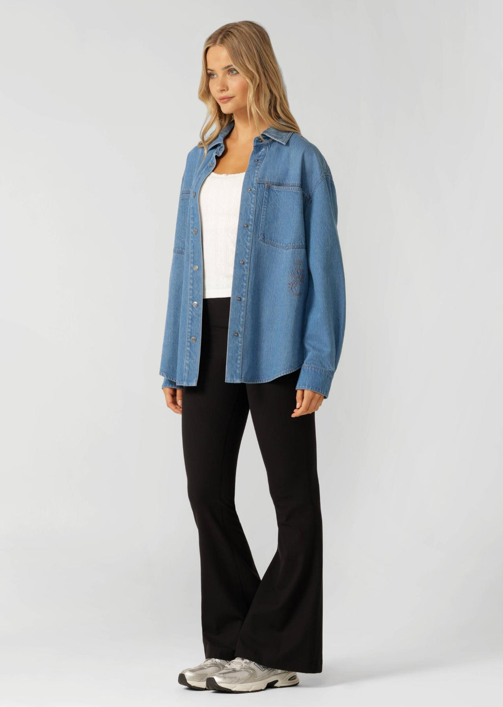 Off Duty Vintage Wash Denim Shirt