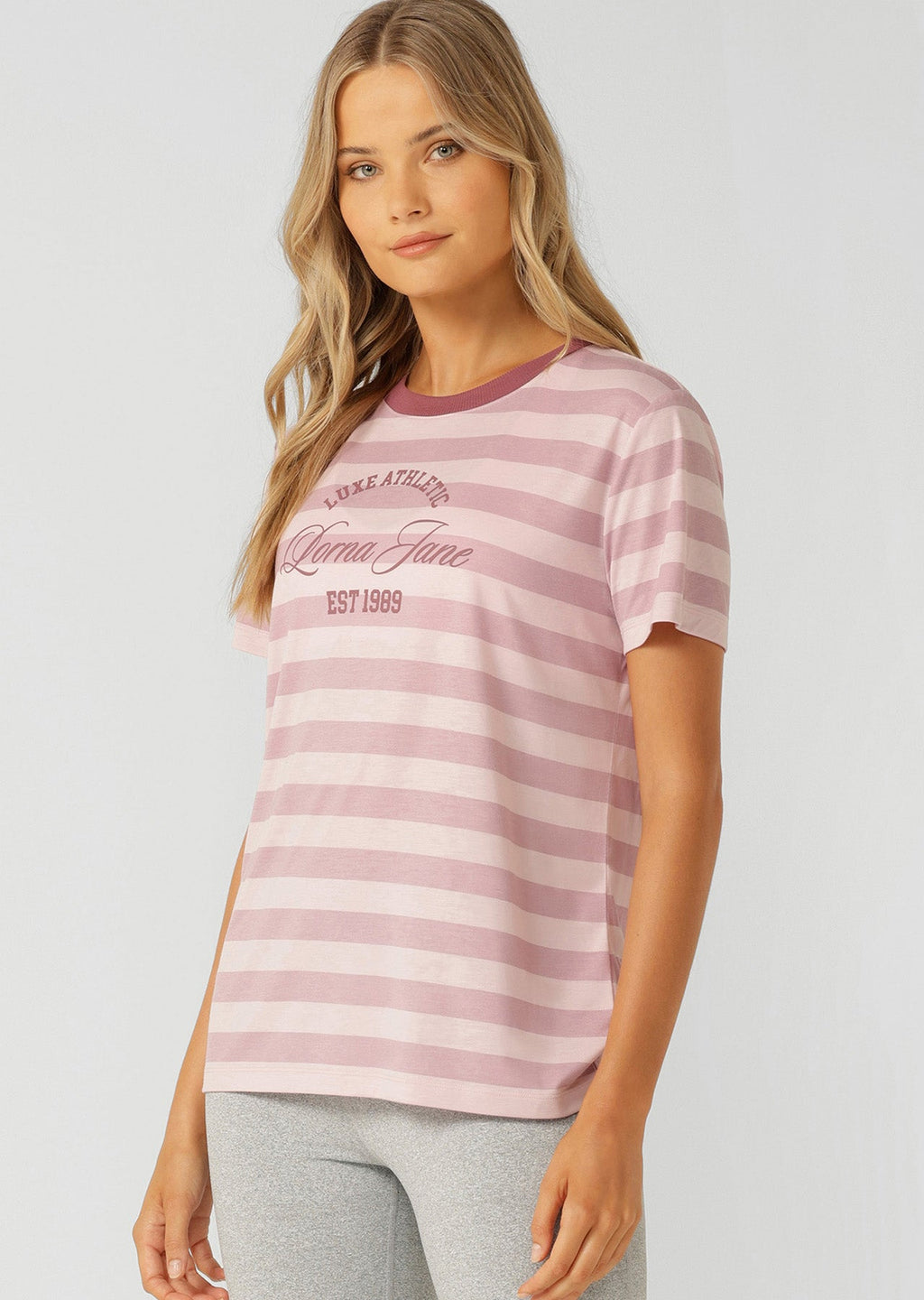 Luxe Athletic Stripe T-Shirt