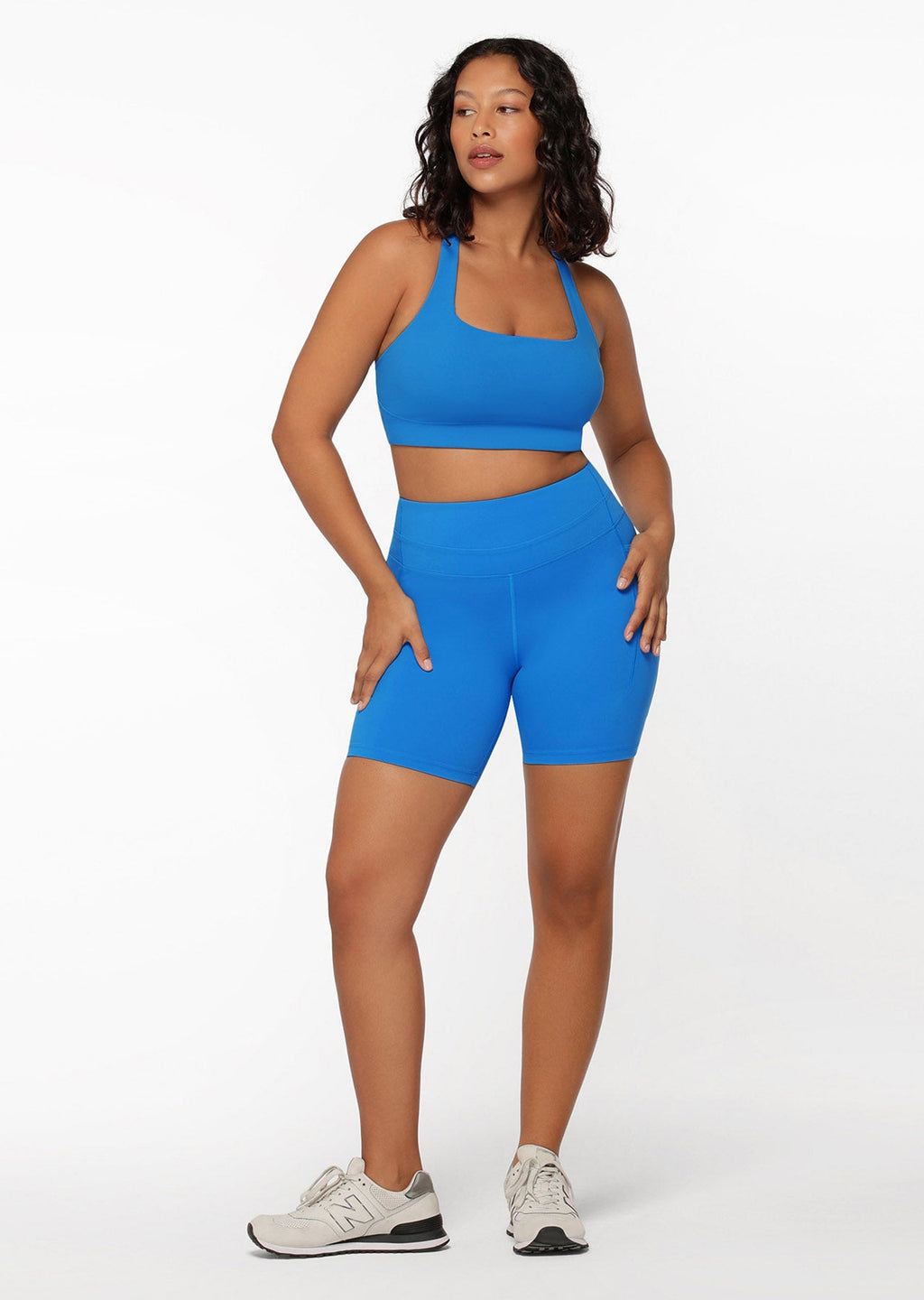 Curved Recycled Bike Shorts