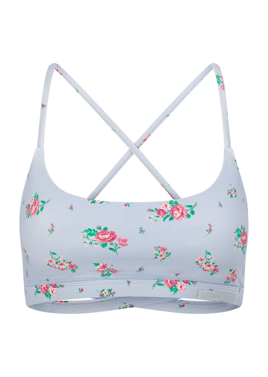 Blueberry Rose Sports Bra