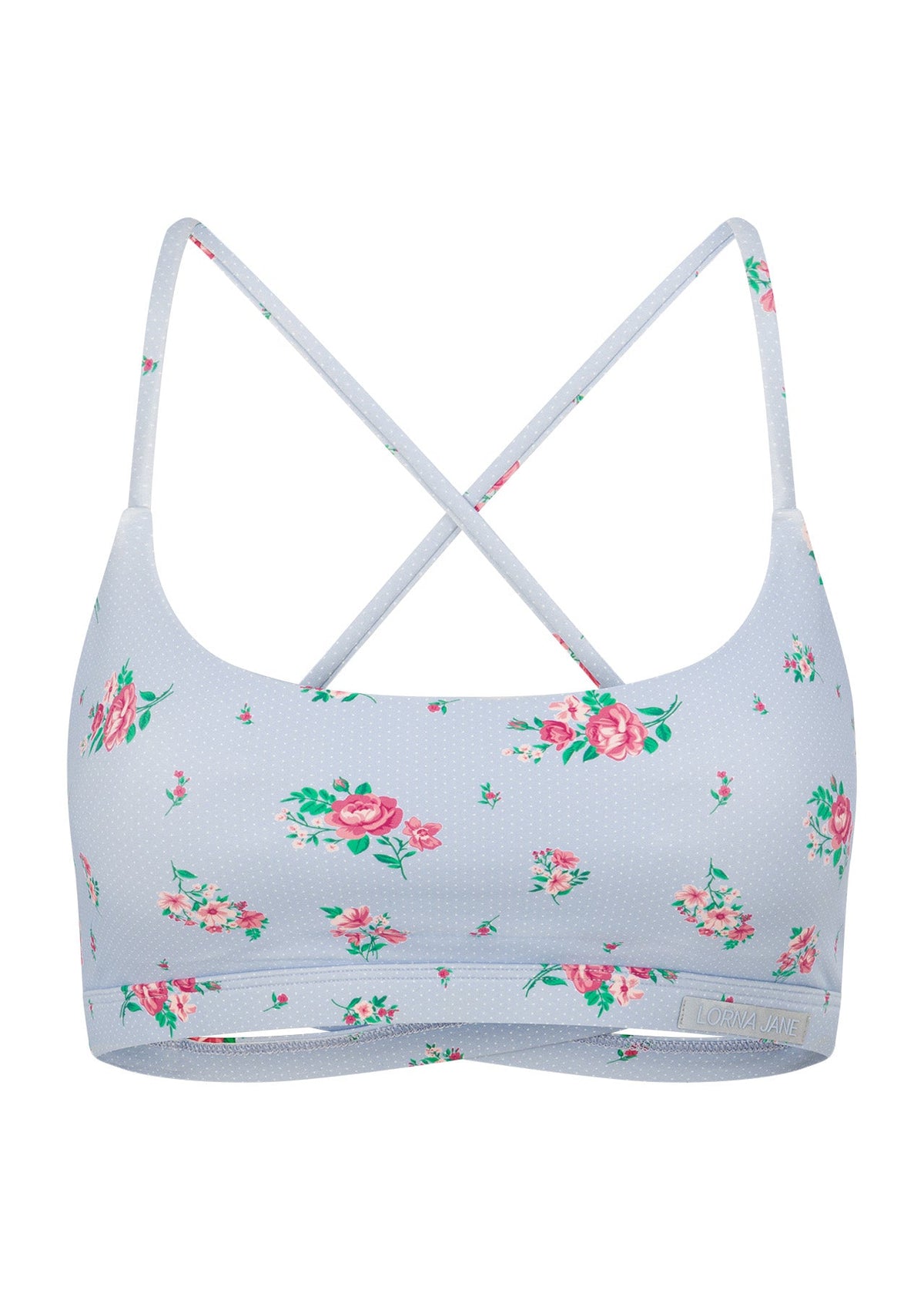 Blueberry Rose Sports Bra