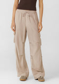Linen Flashdance Wide Leg Cargo Pants