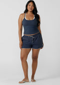 Layered Look Rib Bra Tank Combo