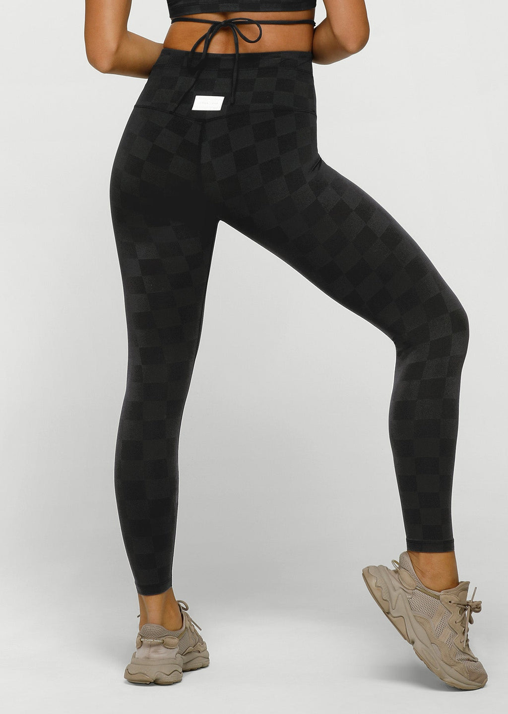 Checkerboard Ankle Biter Leggings
