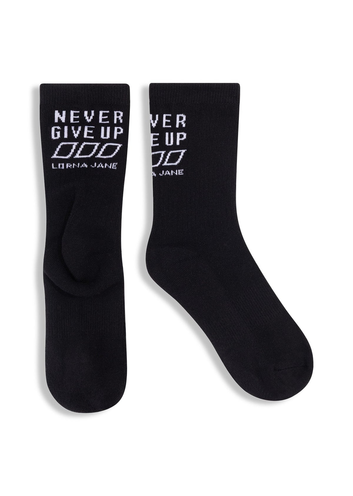 Never Give Up Arch Support Crew Socks