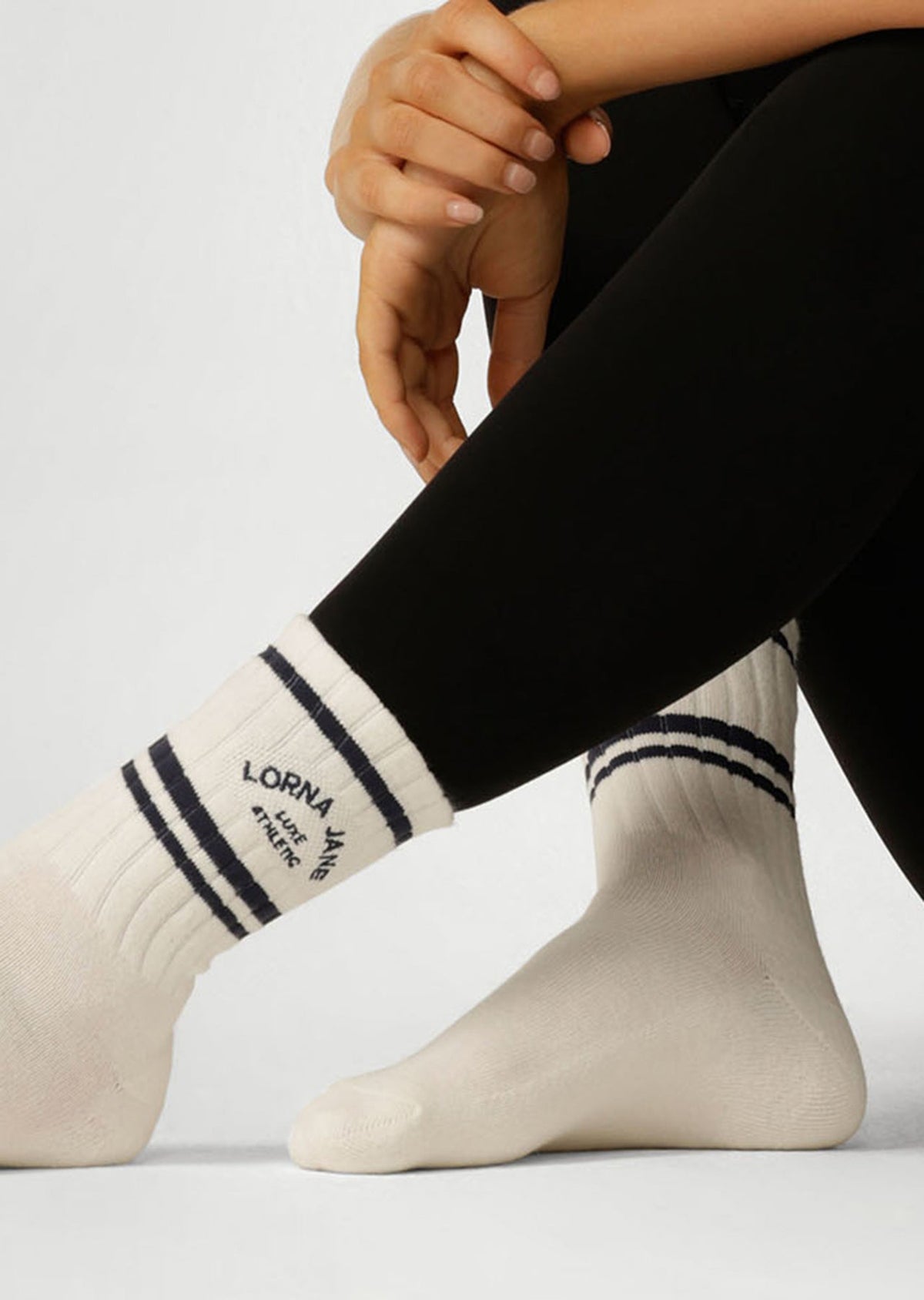 Lotus Crew Socks
