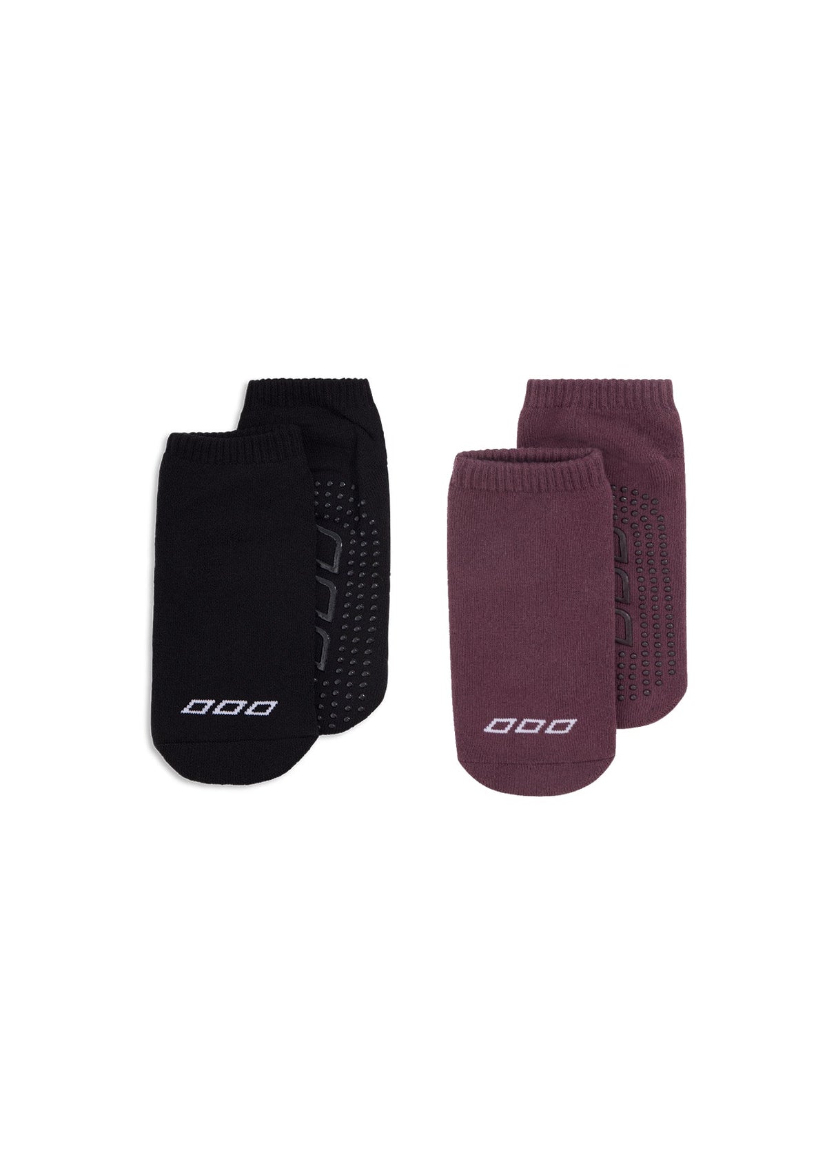 2PK Icon Pilates Grip Socks
