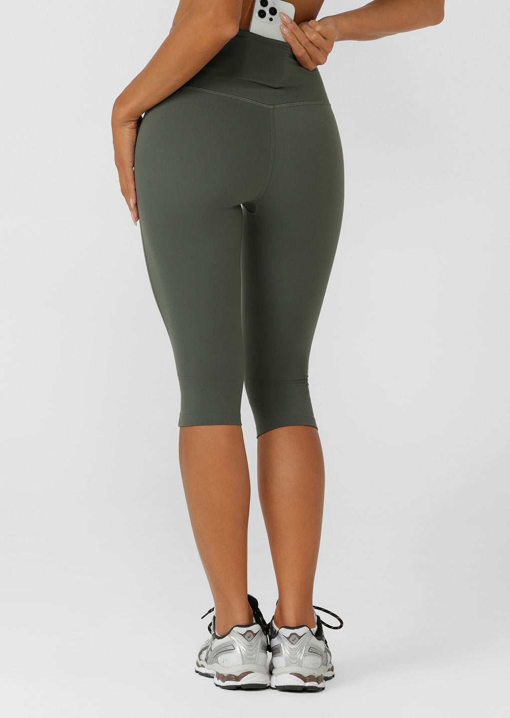 Lotus No Chafe Phone Pocket 3/4 Leggings
