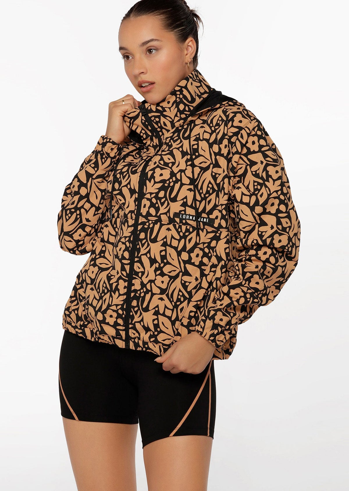 Abstract Floral Active Jacket