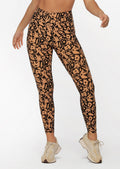 Abstract Floral Phone Pocket Full Length Leggings