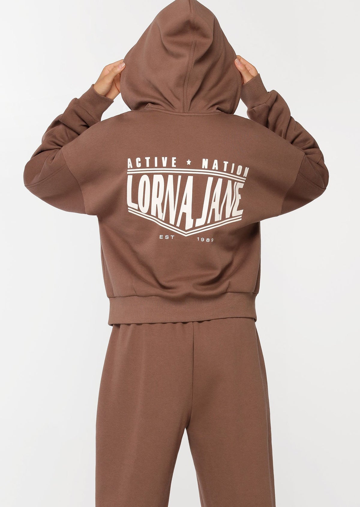 Active Nation Grown On Neck Hoodie