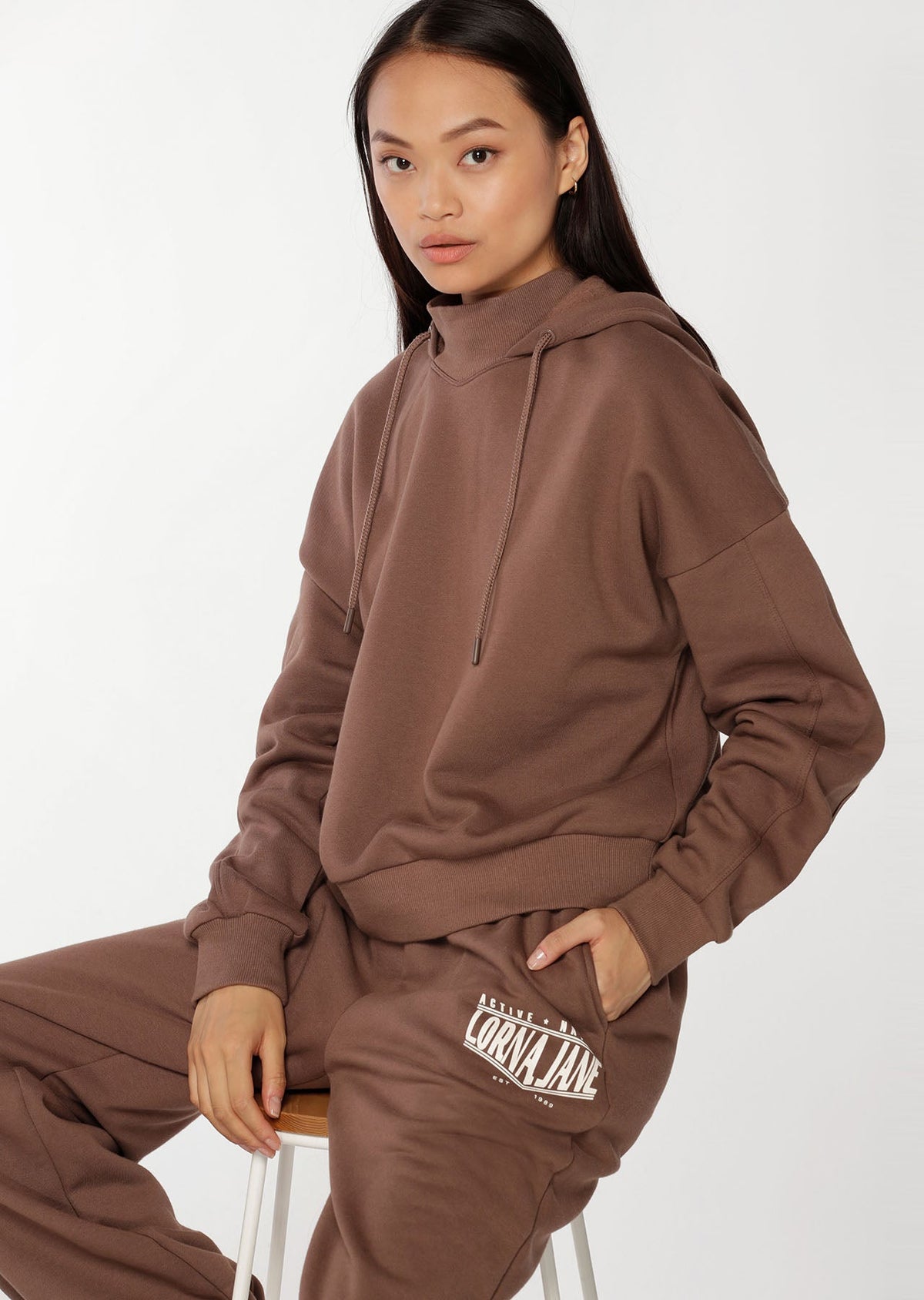 Active Nation Grown On Neck Hoodie