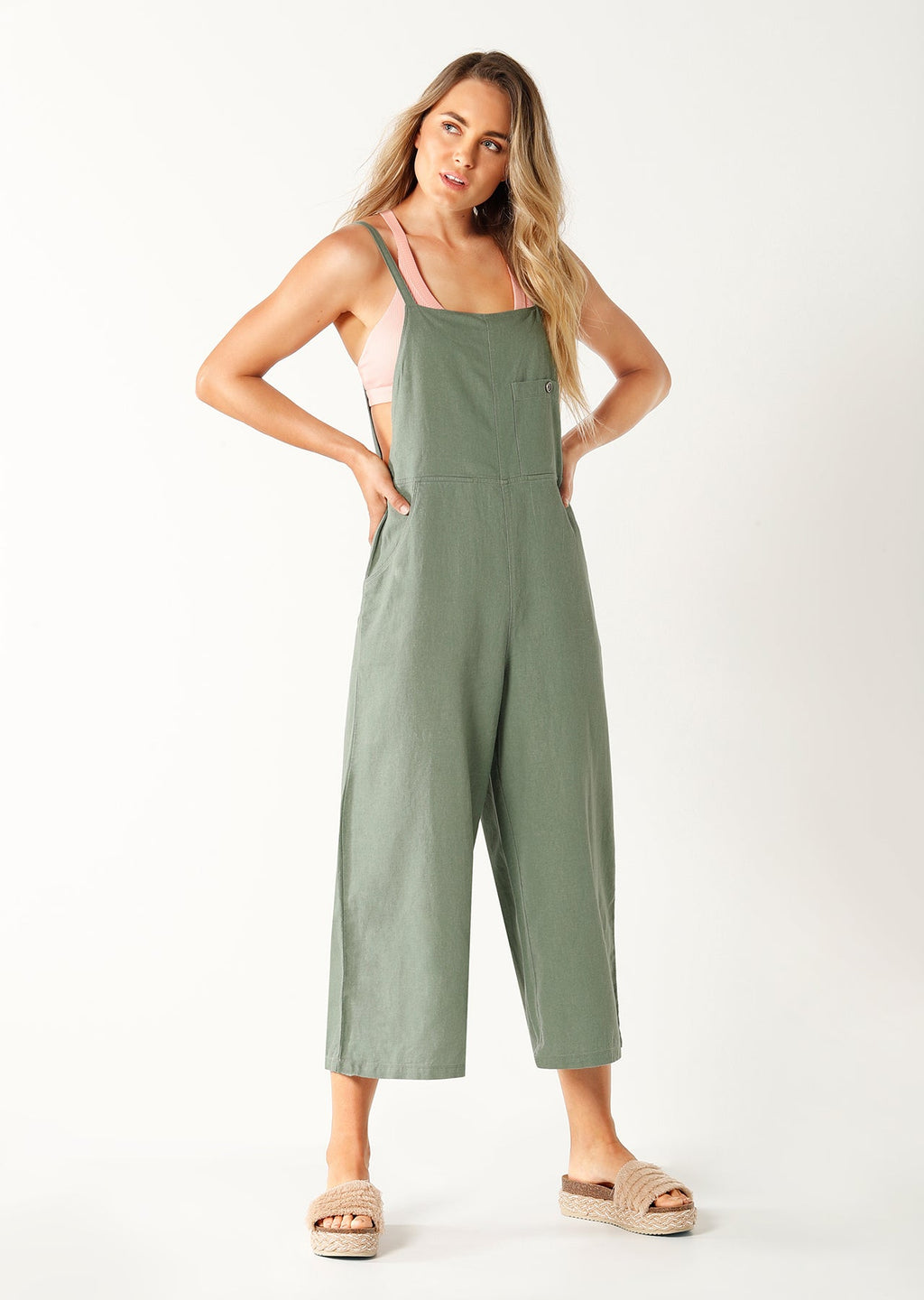 Allday Linen Overalls