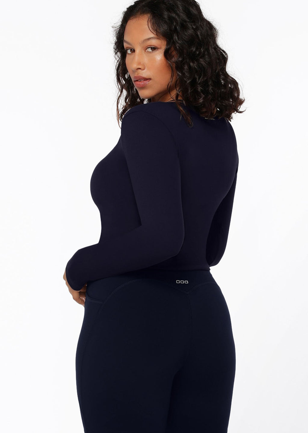 Aloe Vera Cropped Long Sleeve Top
