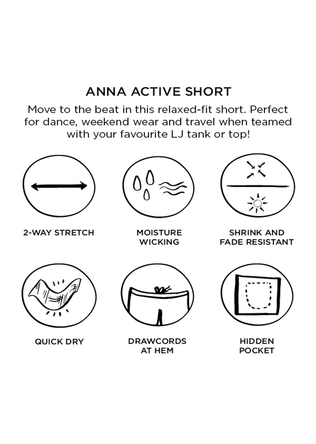 Anna Active Shorts