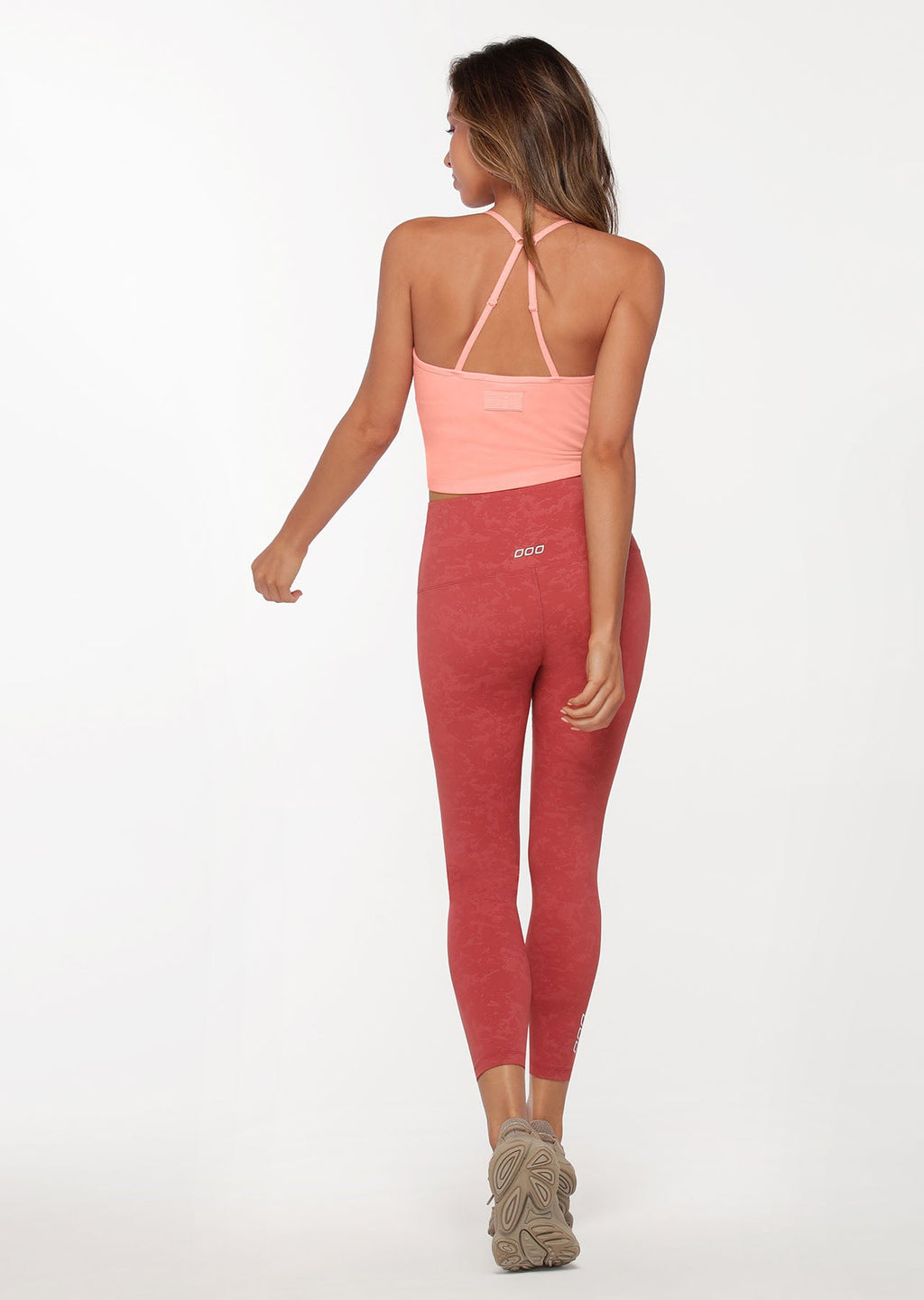 Athletic Cropped Tank Bra Combo