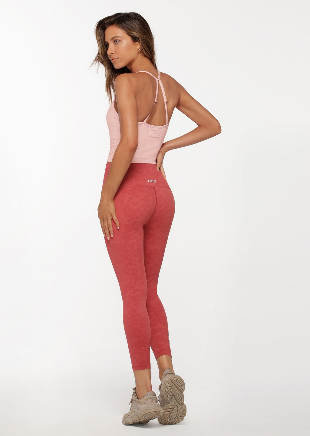 Athletic Cropped Tank Bra Combo