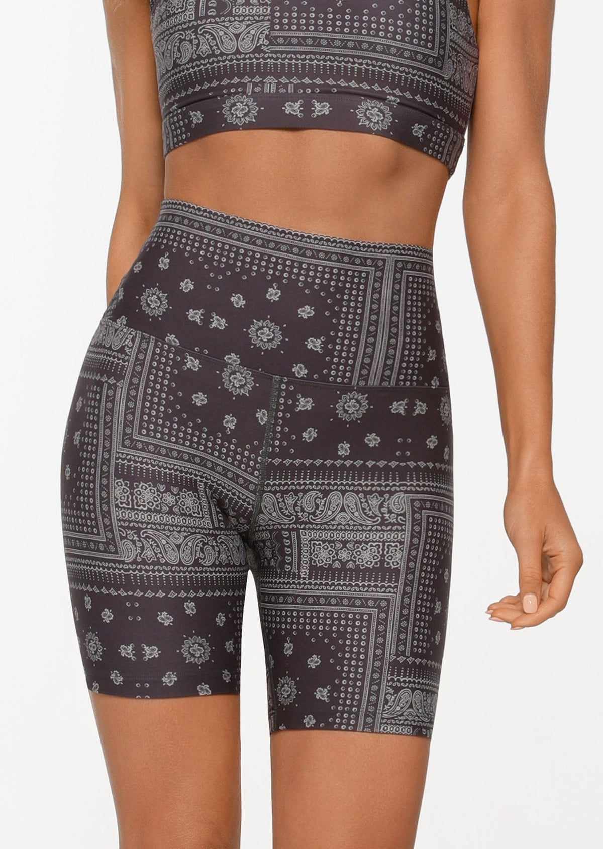 Bandana Paisley Bike Shorts