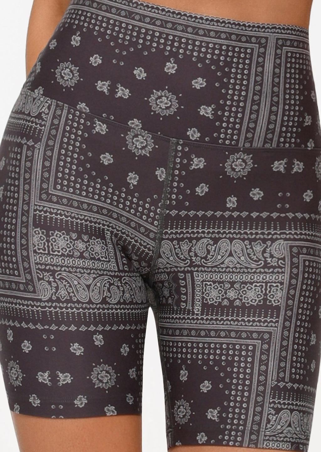Bandana Paisley Bike Shorts