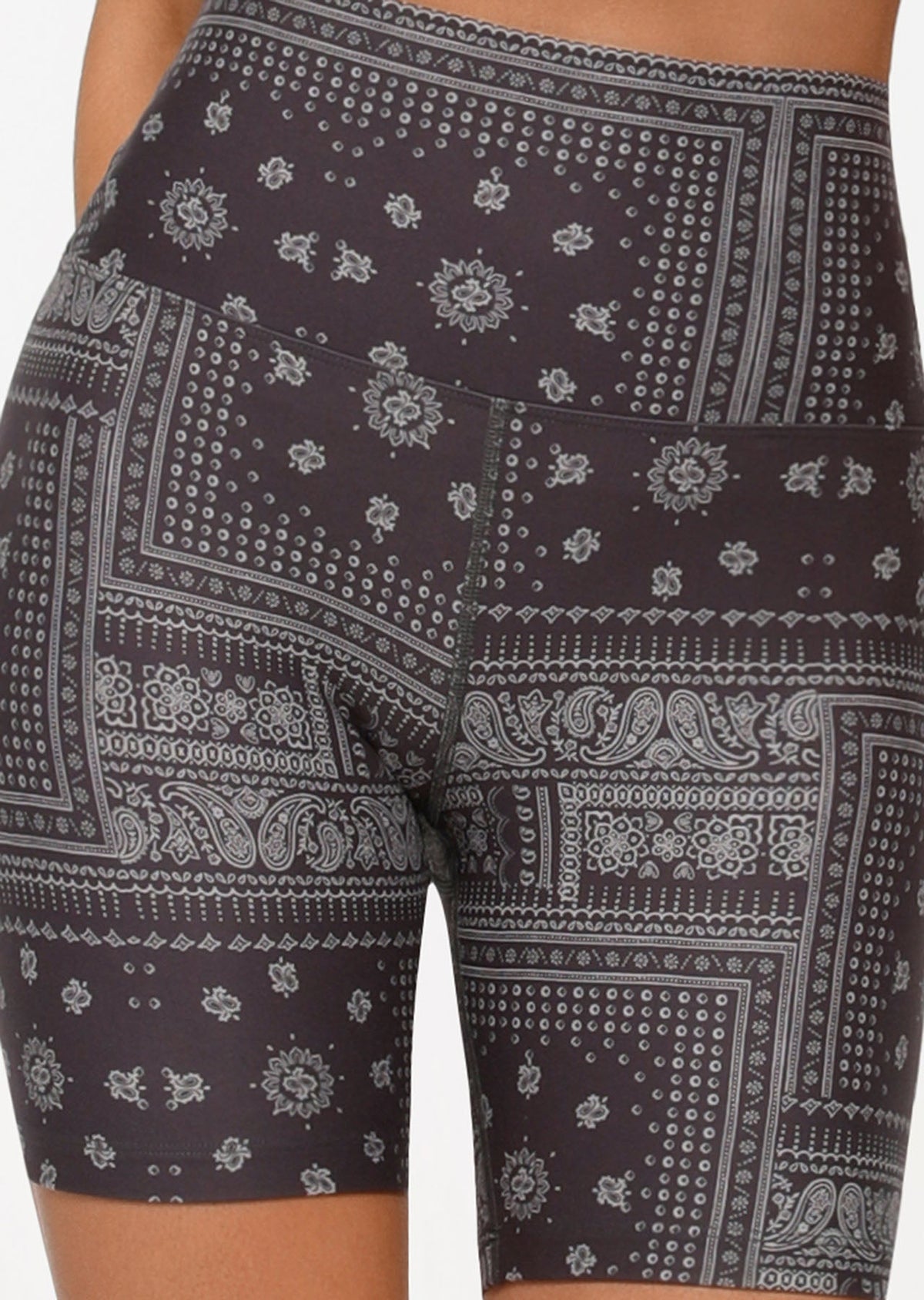 Bandana Paisley Bike Shorts