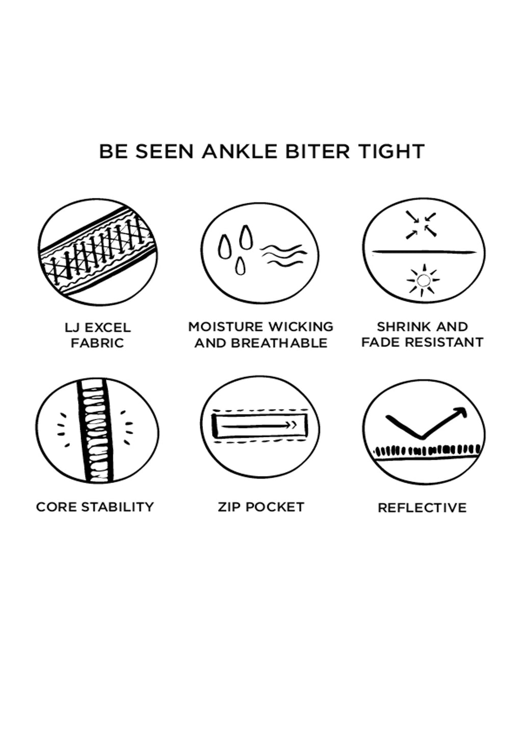 Be Seen Ankle Biter Tight