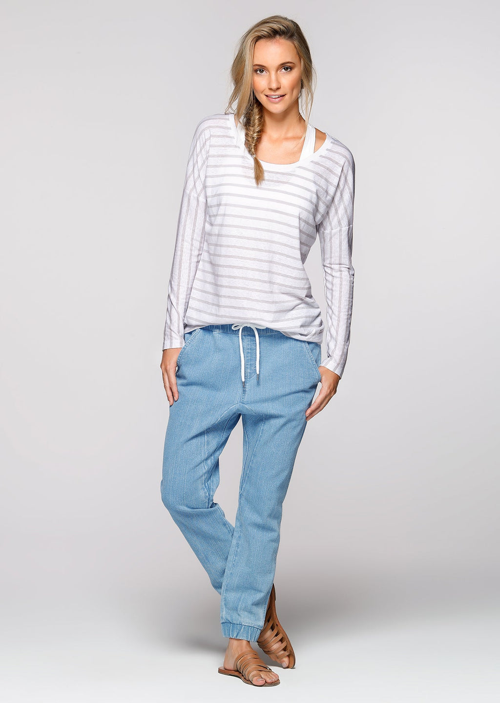 Belle L/Slv Casual Top