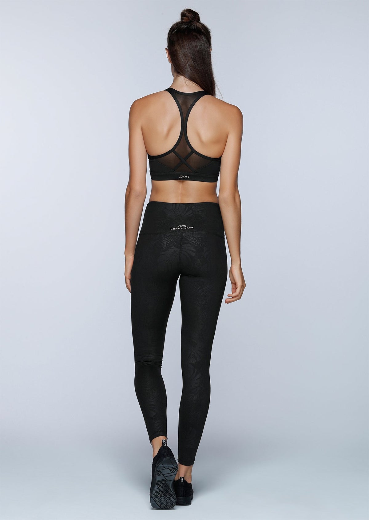 Black Luxe Palm F/L Tight