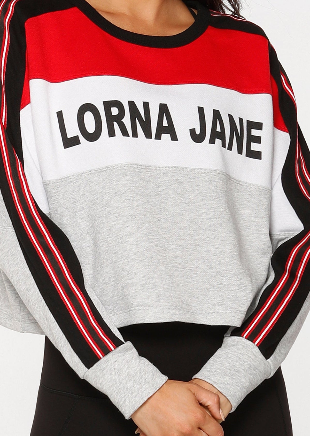 Bold Long Sleeve Cropped Top