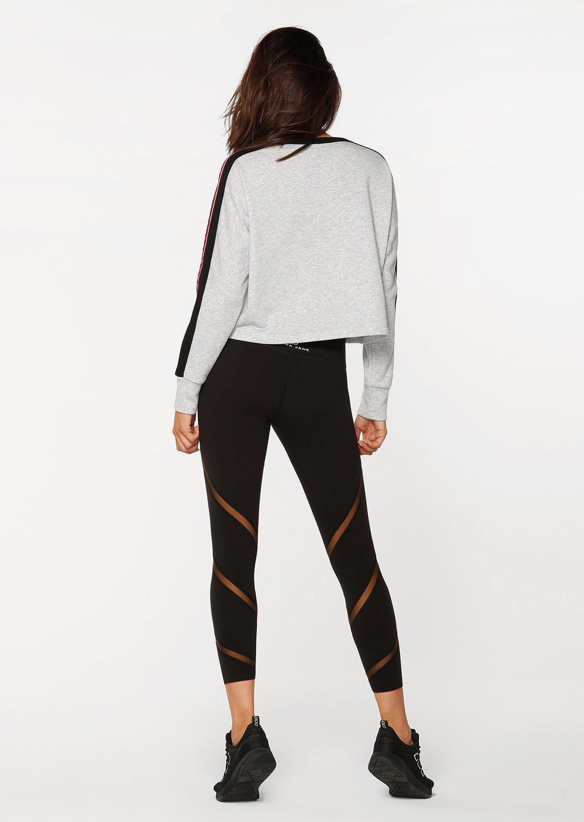 Bold Long Sleeve Cropped Top