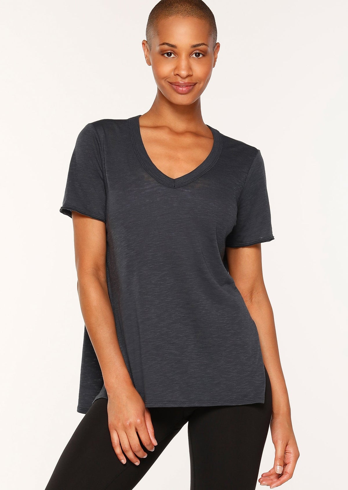 Boyfriend Split Hem T-Shirt