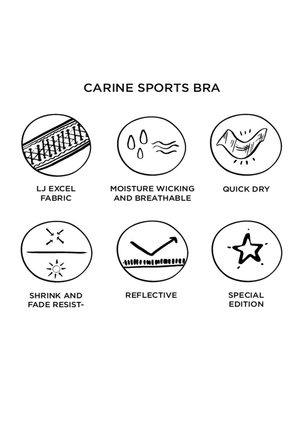 Carine Sports Bra