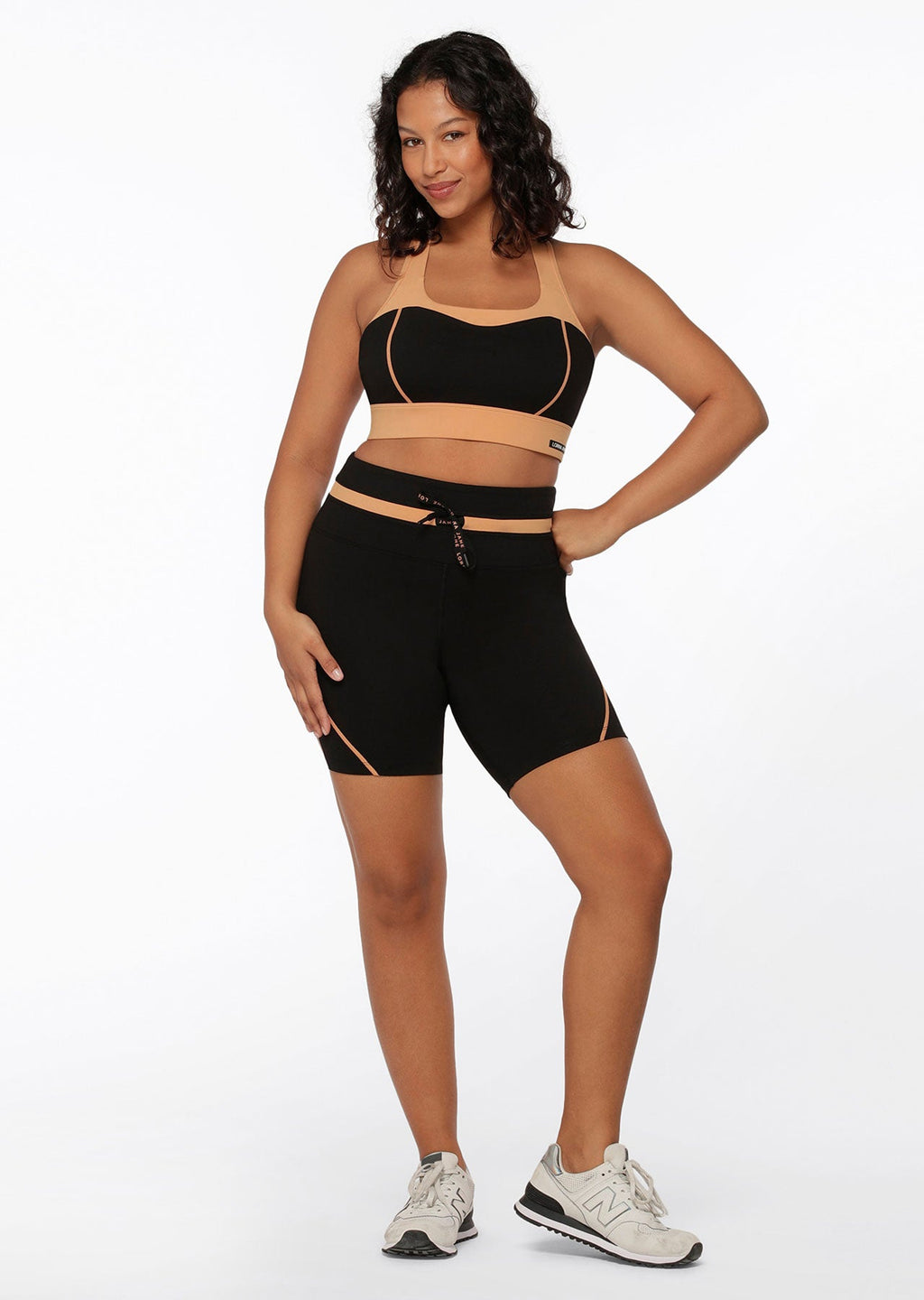 Contrast Racer Bike Shorts