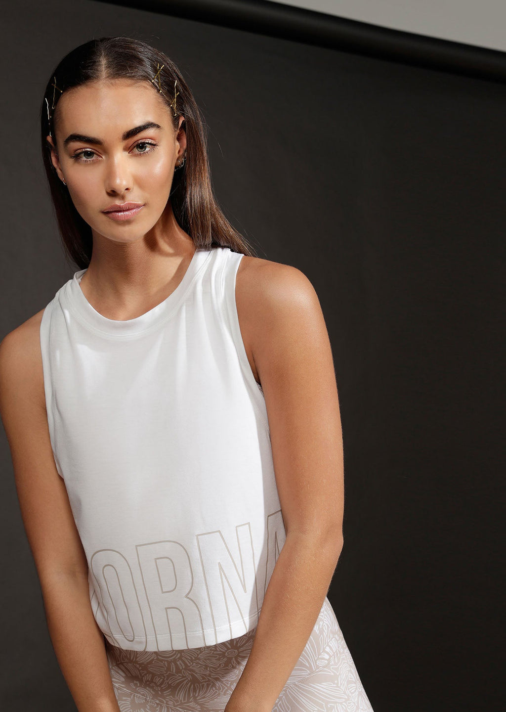 Downtown Cropped Active Tank