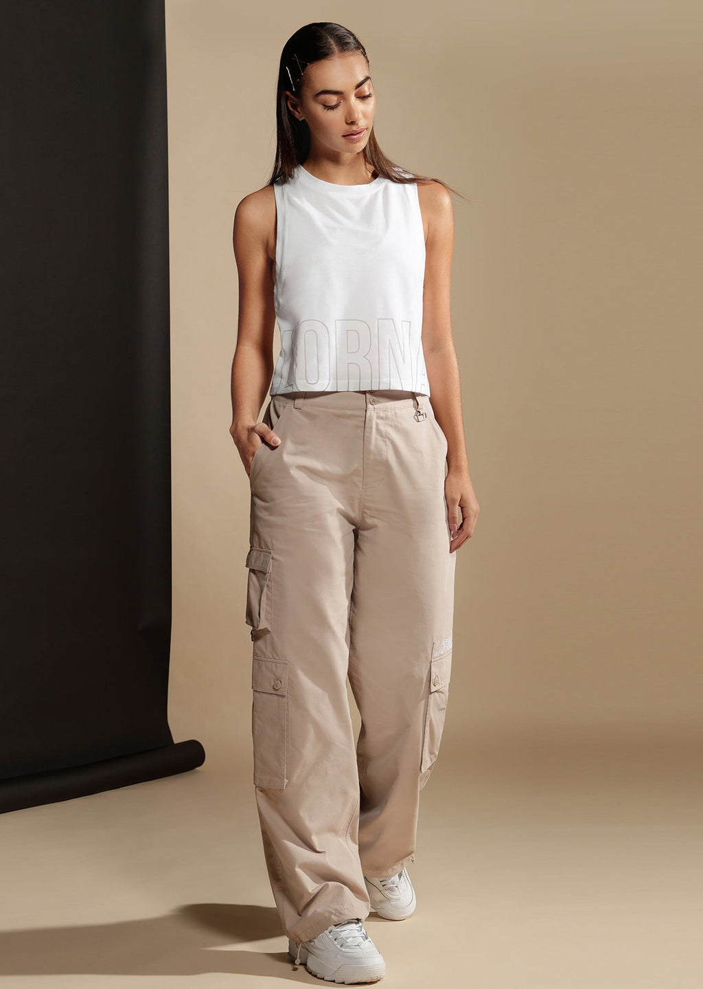 Downtown Cropped Active Tank