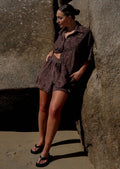 Dusty Palm Towelling Shorts