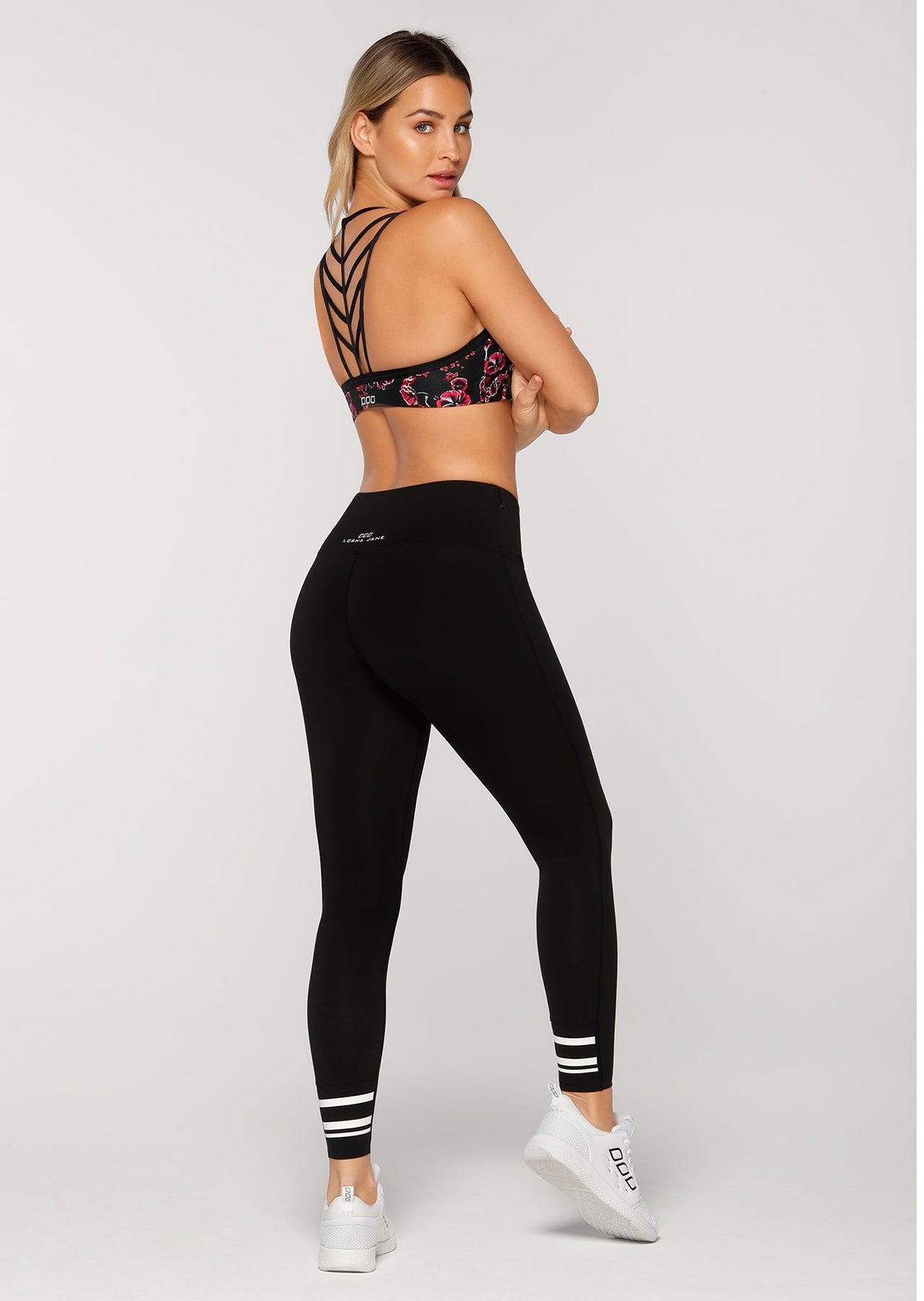 Electric Bloom Sports Bra