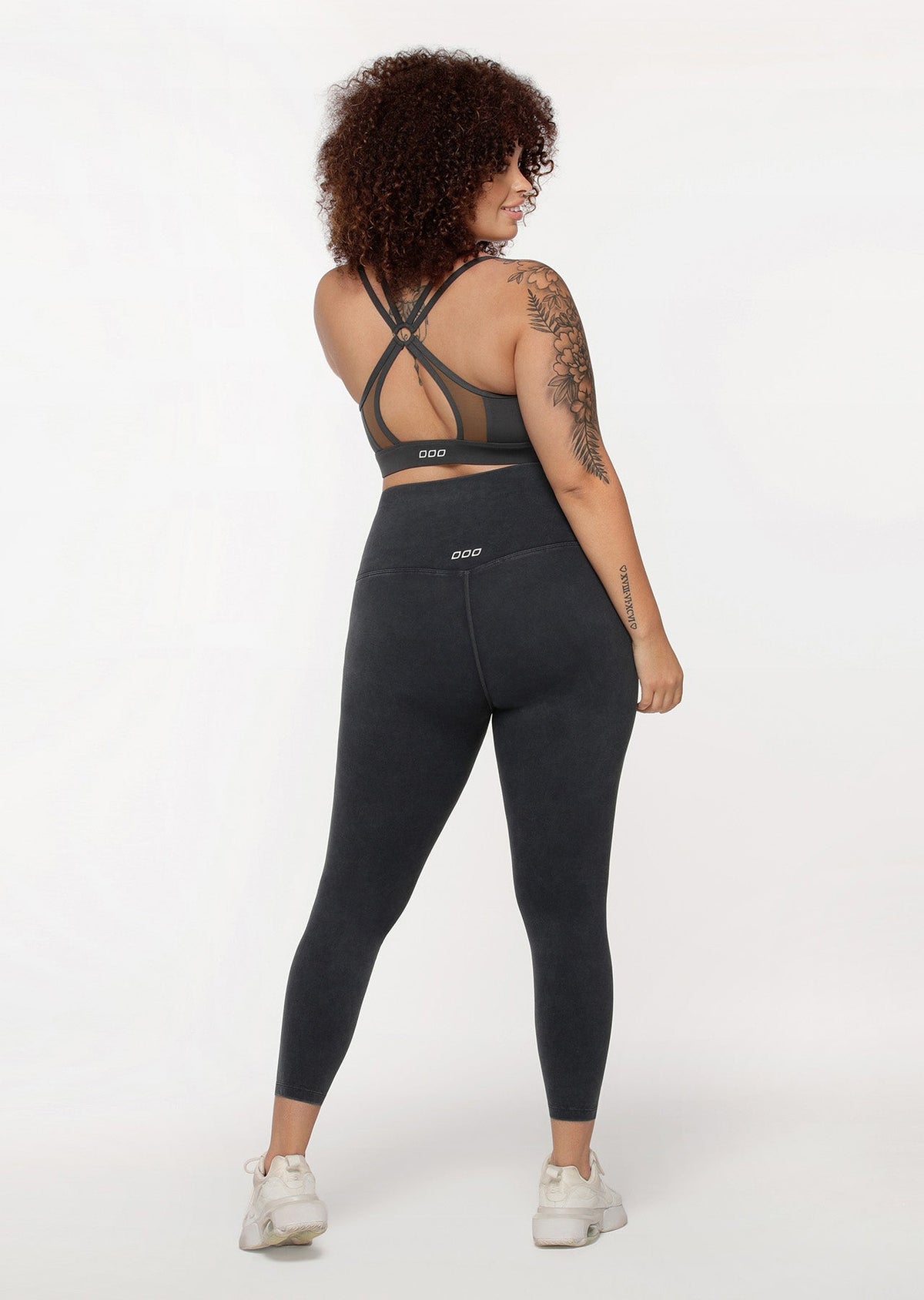 Feel Comfortable Acid Wash Ankle Biter Leggings