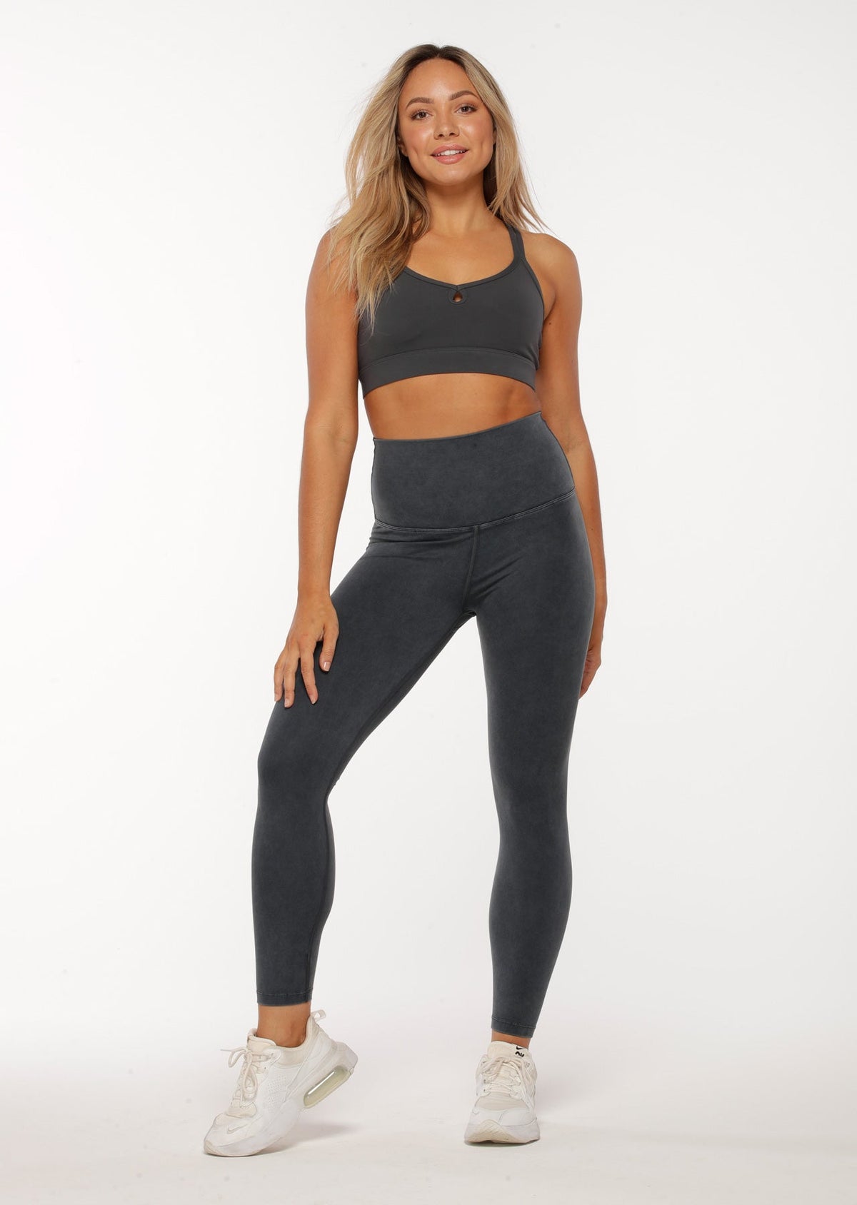Feel Comfortable Acid Wash Ankle Biter Leggings