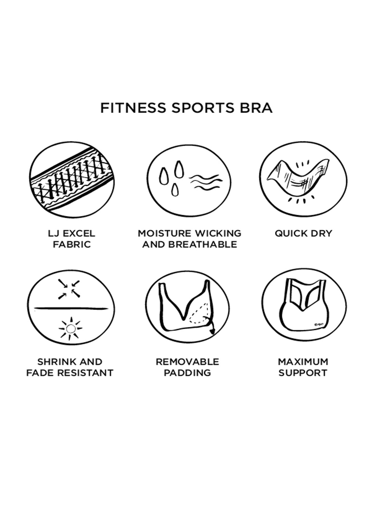 Fitness Sports Bra