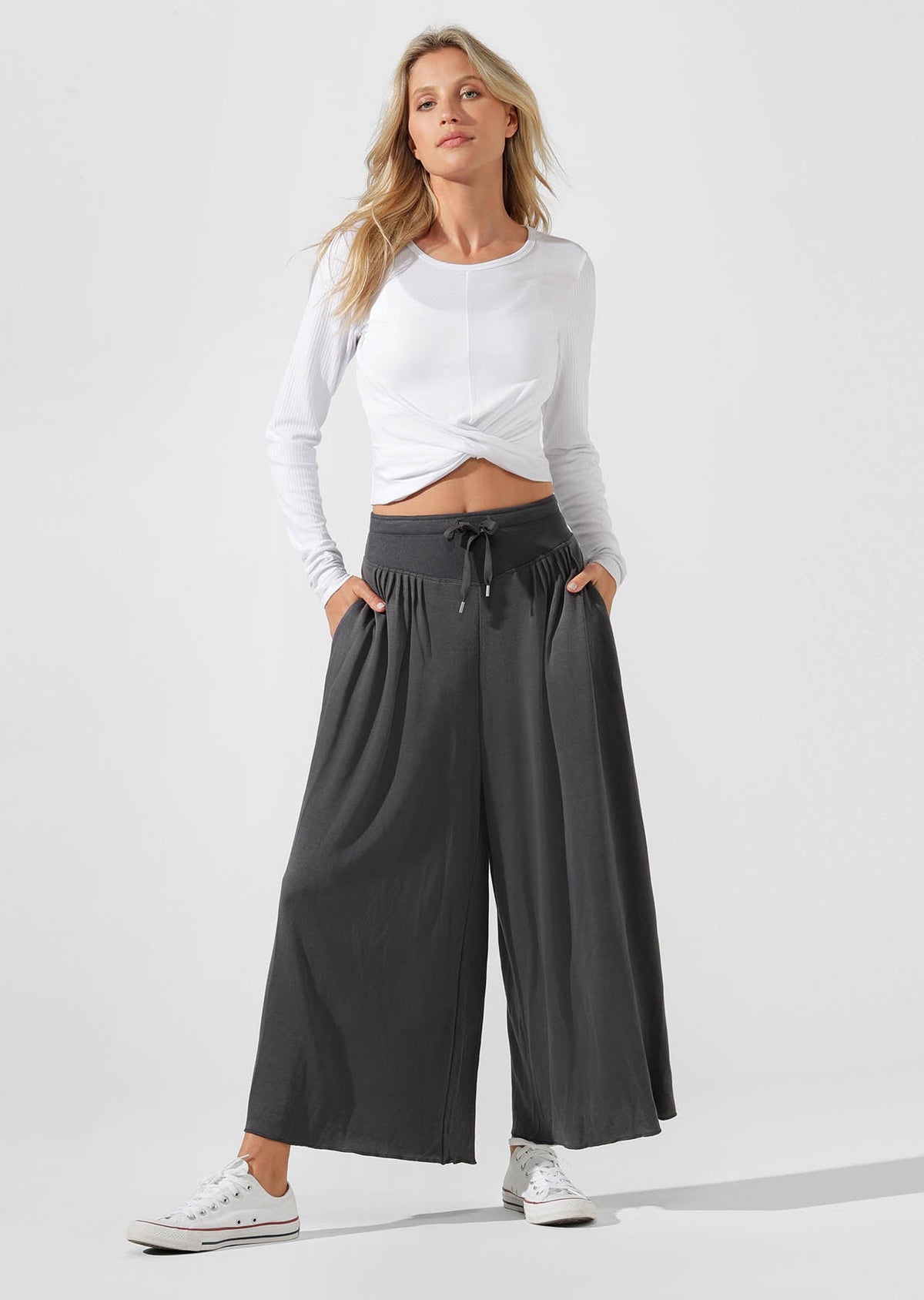 Flawless Cropped L/Slv Top